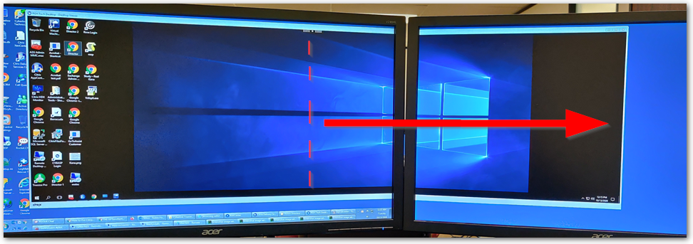 citrix workspace dual monitor windows 10